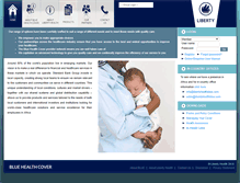 Tablet Screenshot of libertyhealthblue.com